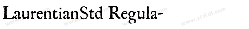 LaurentianStd Regula字体转换